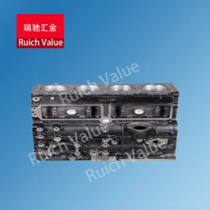 High-Performance Isuzu 4BD1 Cylinder Block - OEM 8-97012-431-0, durable cast iron construction for diesel engine rebuild.