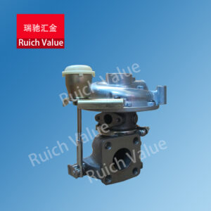 Complete RHF5 turbocharger assembly for the Isuzu D-Max with 4JA1-T engine, including the pre-calibrated actuator, part number 8973737771.