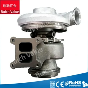 Full profile of a Ruich Value Cummins HX55 turbocharger for ISX and M11 engines.